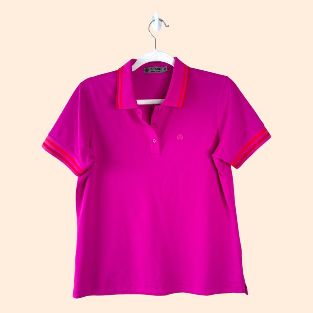 G/FORE Pink Golf Polo Shirt